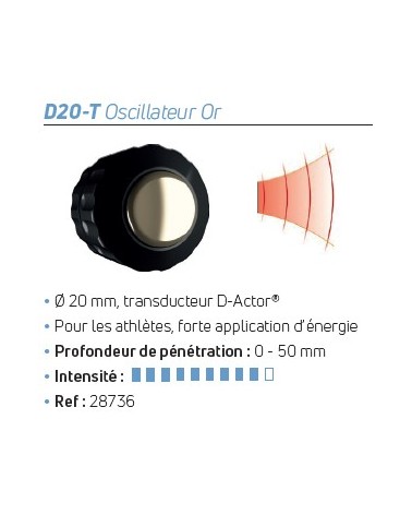 Transducteur D-Actor® D20-T Oscillateur Or